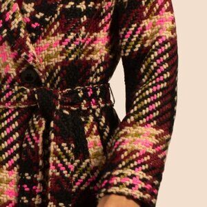 Trina Turk Tartan Plaid Coat